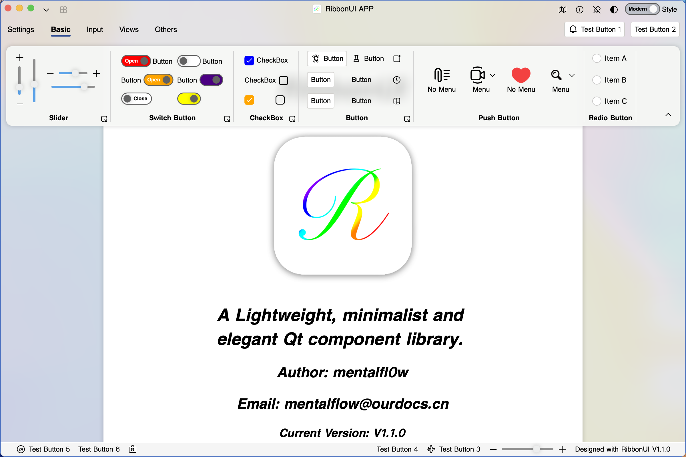 RibbonWindow